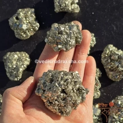 Golden Pyrite Energy Stone – Attract Wealth, Success & Protection 100 to 120gm