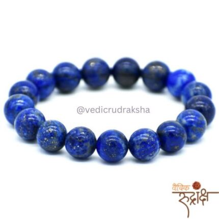 Natural Lapis Lazuli 8mm Bracelet with Lab Certification Best Quality – To Gain Positive Fame
