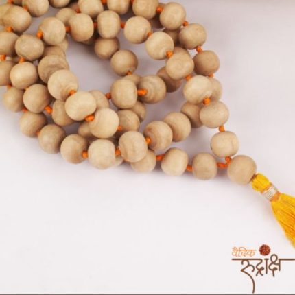 Certified Pure Tulsi Mala for Wearing | Sacred Tulsi Beads Mala with Lab Certification