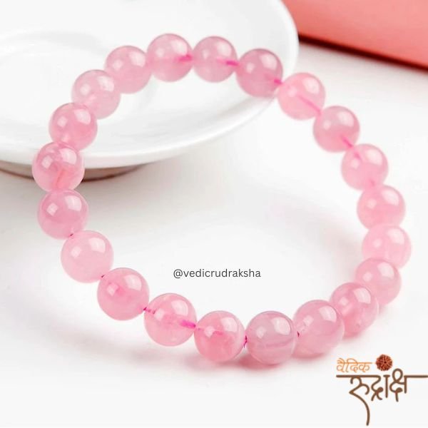 97-min.jpg Rose Quartz Love Attraction Bracelet – Heart Chakra Balancer for Male & Male