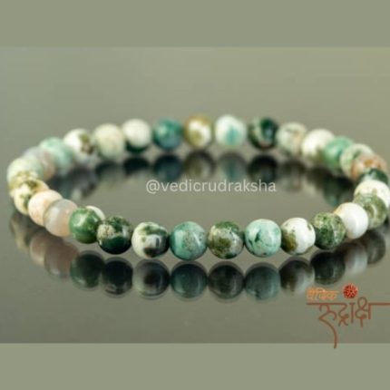 Natural Green Stone Bracelet – Elegant & Energizing Wellness Jewelry