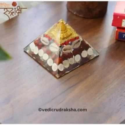 Dhan Laxmi Shri Yantra Pyramid – Energized Wealth & Prosperity Symbol